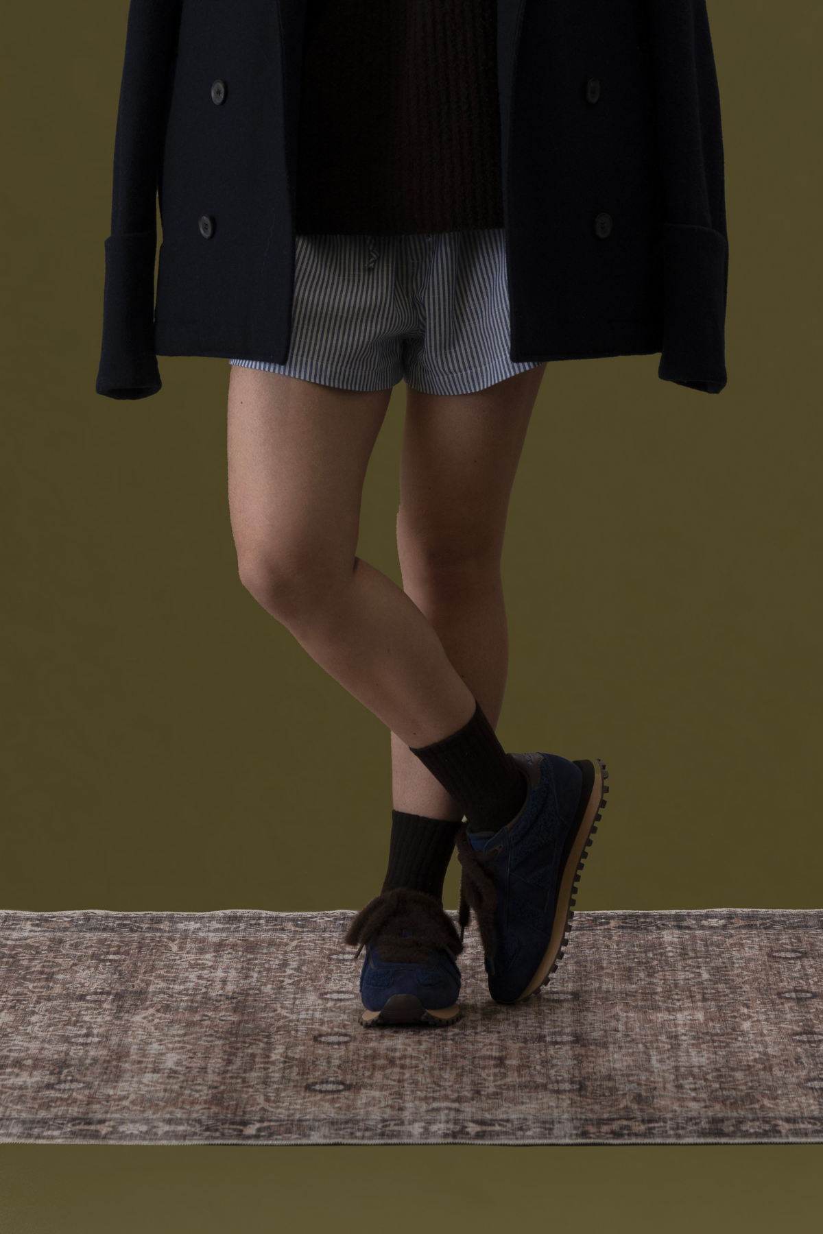 Gate Sneaker Marine Chocolate