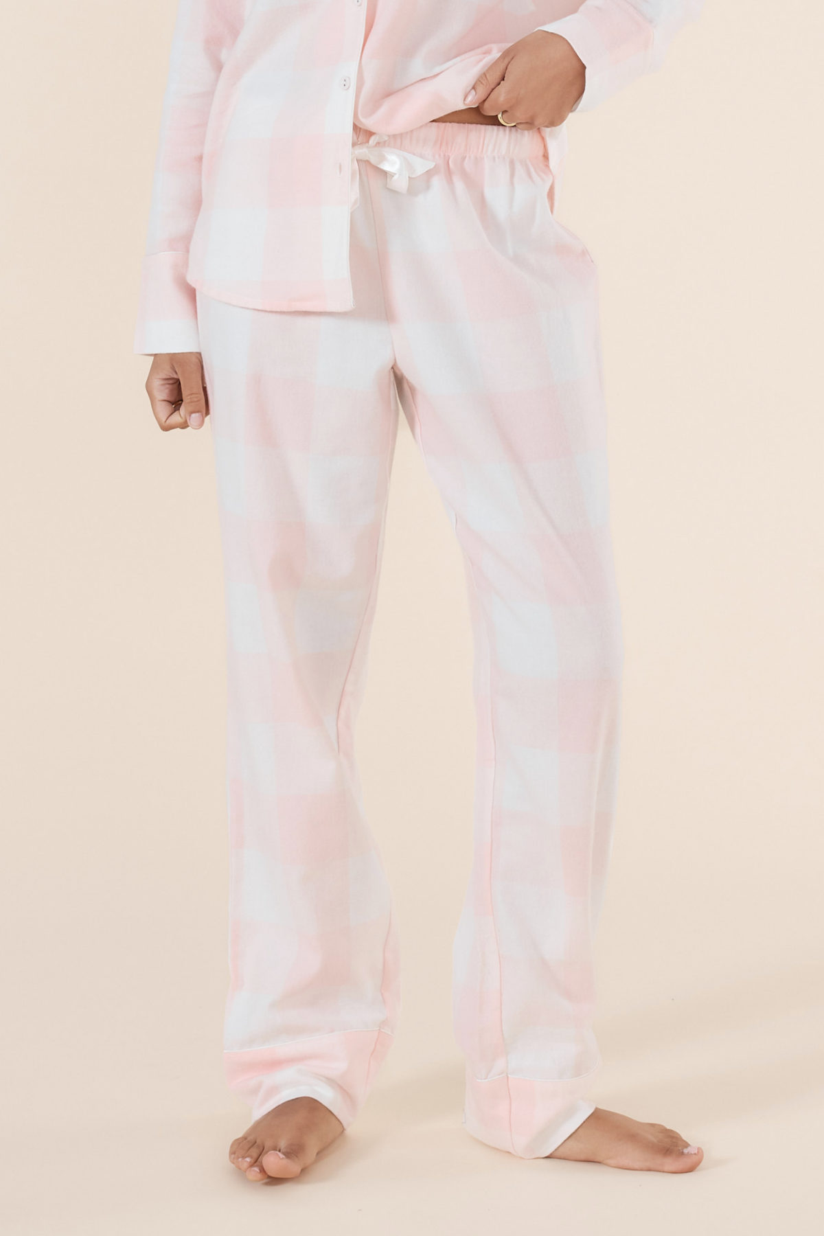 Emery Buffalo Check Cotton Pink