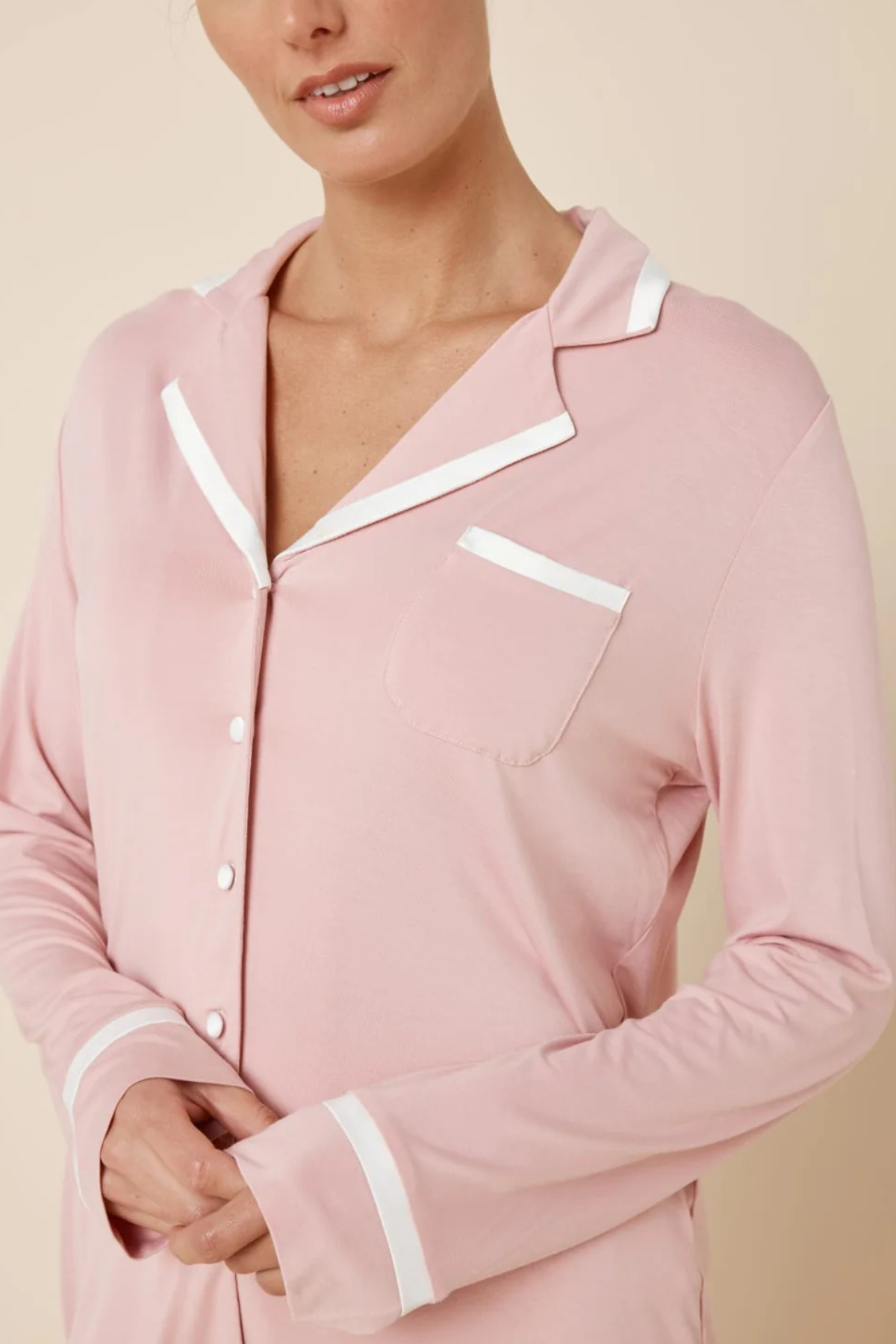Grace Bamboo PJ Set Pink