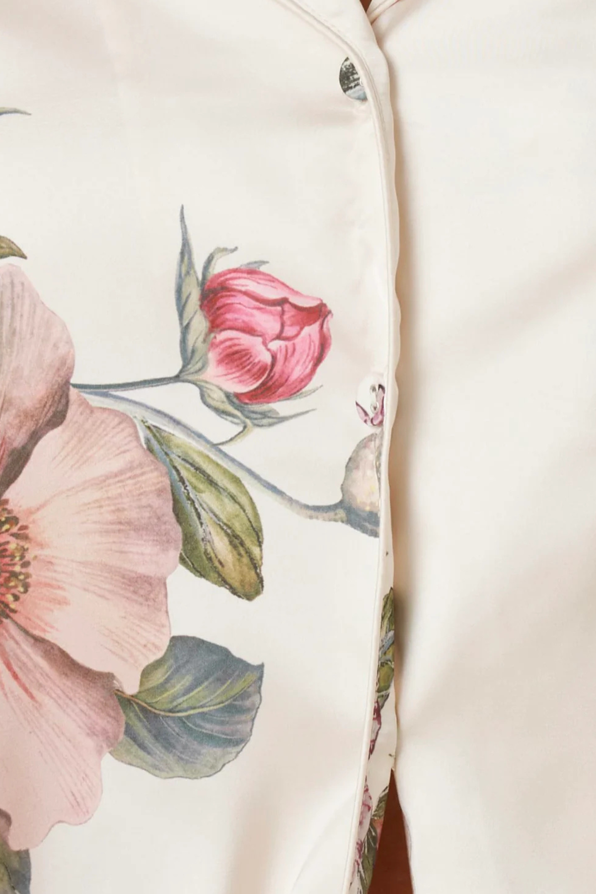 Ruby Floral Satin PJ Set