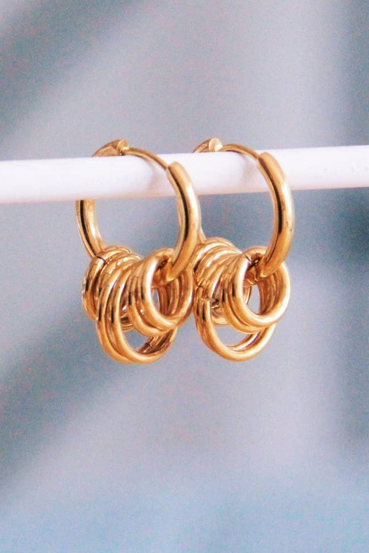 Gold Rings Earring Hoops