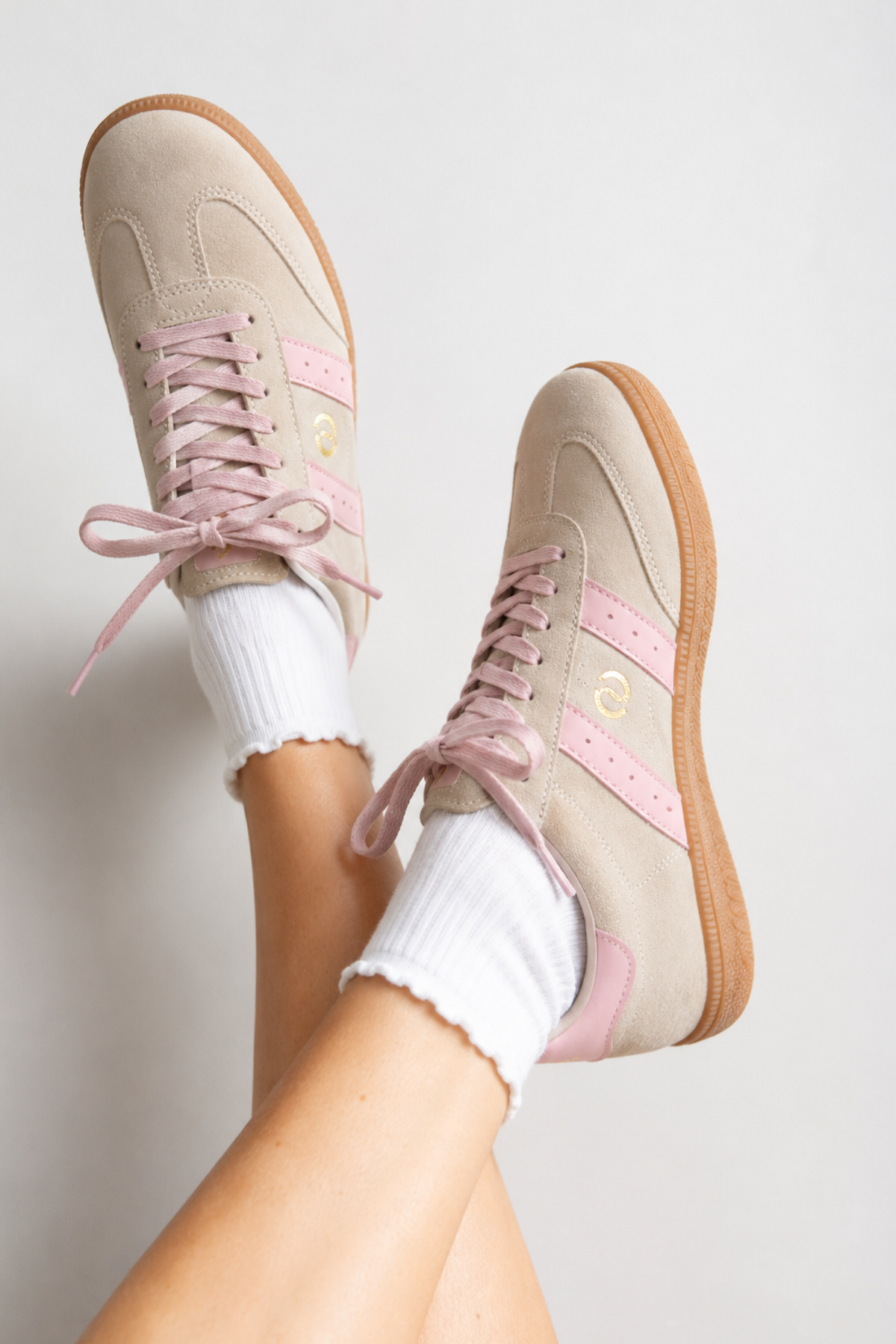 Parallel Sneaker Tropical Taupe Pink Suede