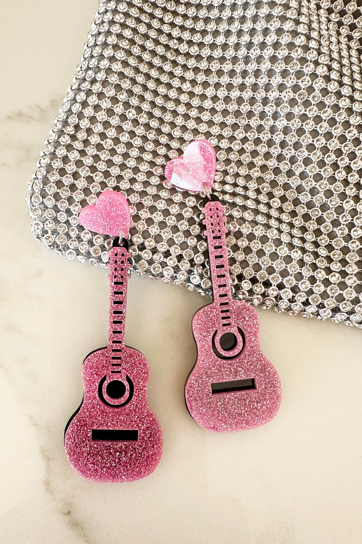 Love Guitar Earrings
