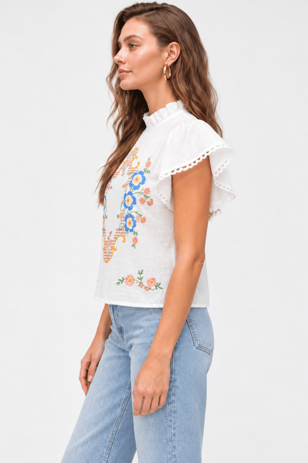 Heirloom Garden Embroidered Blouse