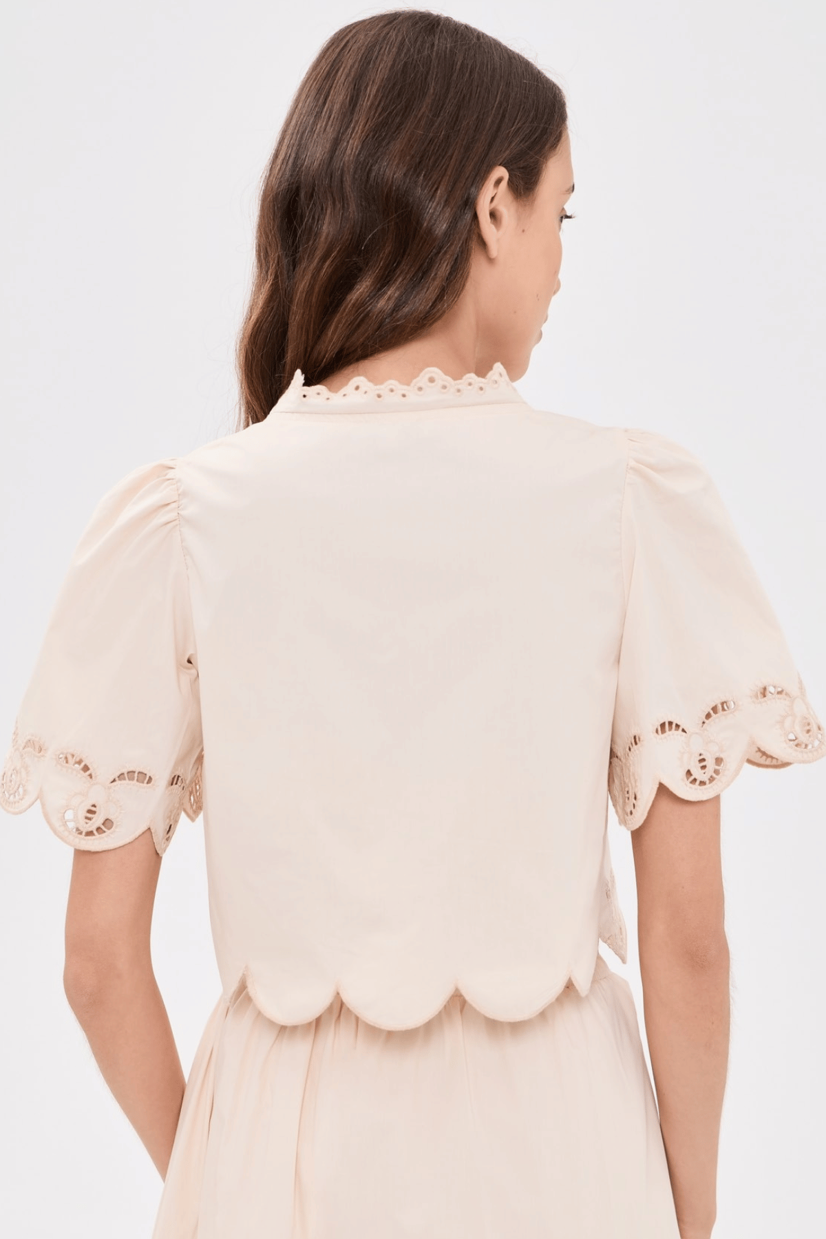 Honeysuckle Cutwork Blouse