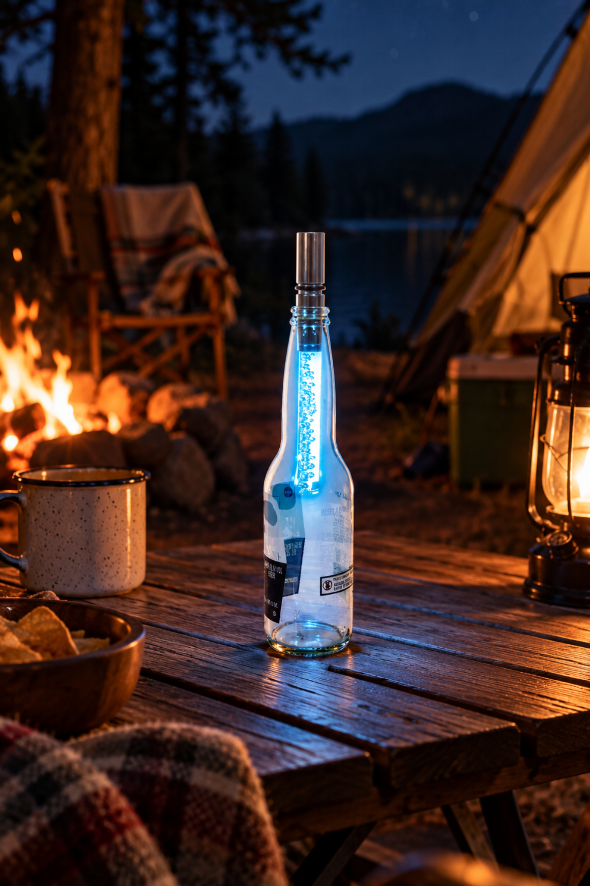 Colour Changing LED Bottle Light