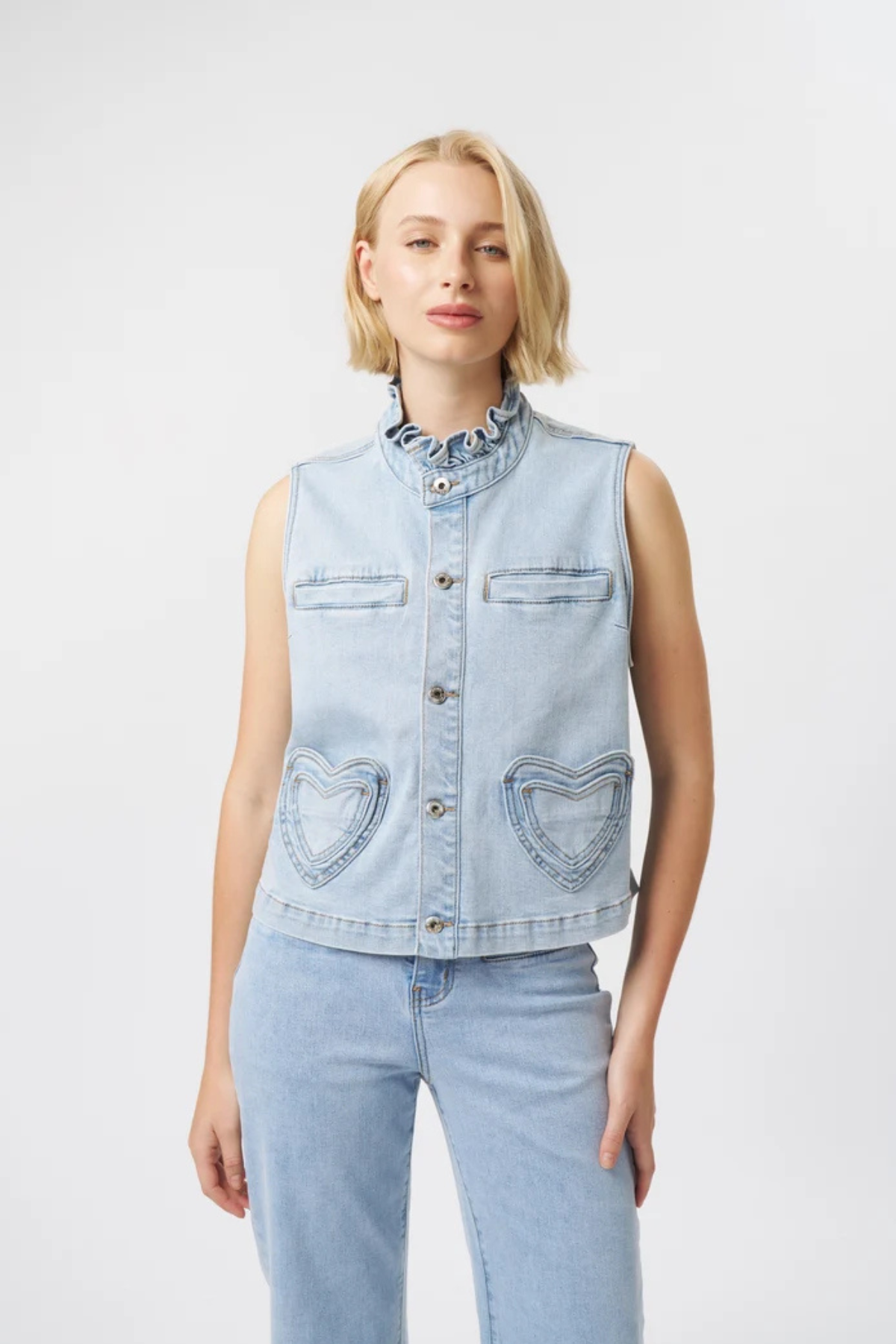 Amy Vest Sky Blue
