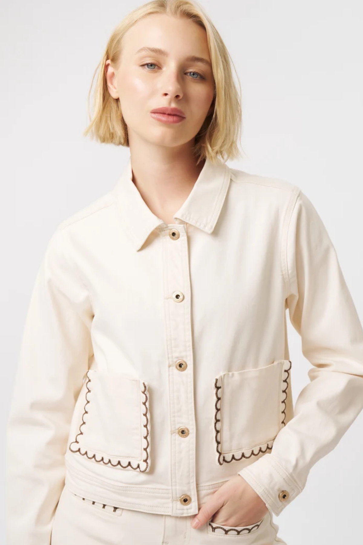 Mila Jacket Ecru