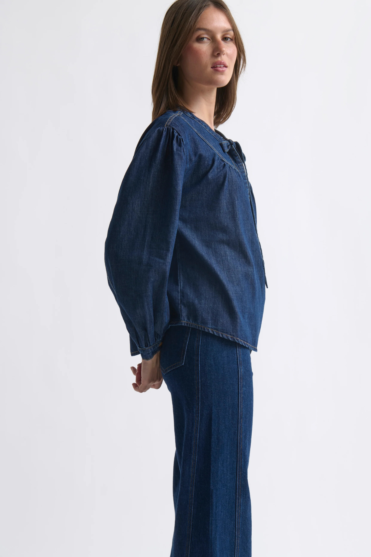 Kelly Blouse Palisade Blue