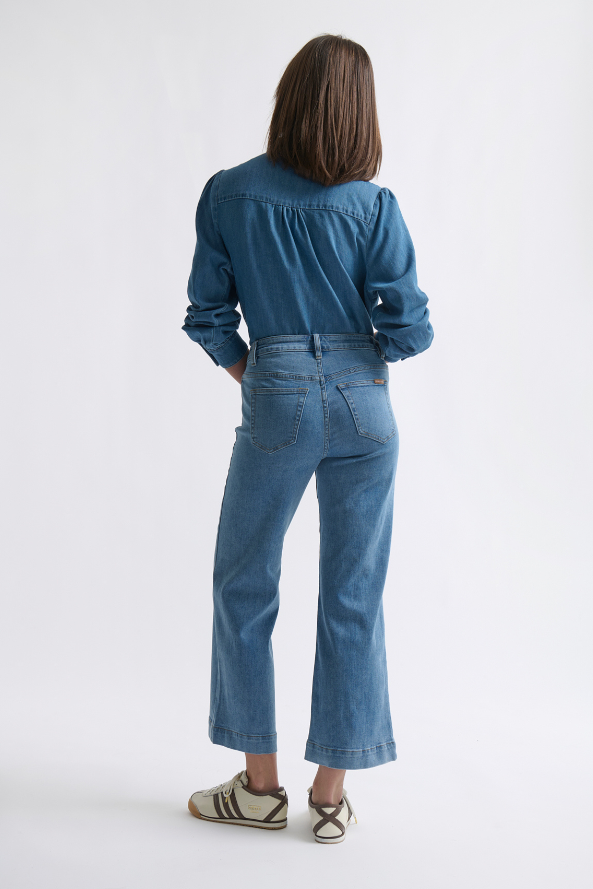 Freya Jean Leather Pocket 70's Blue