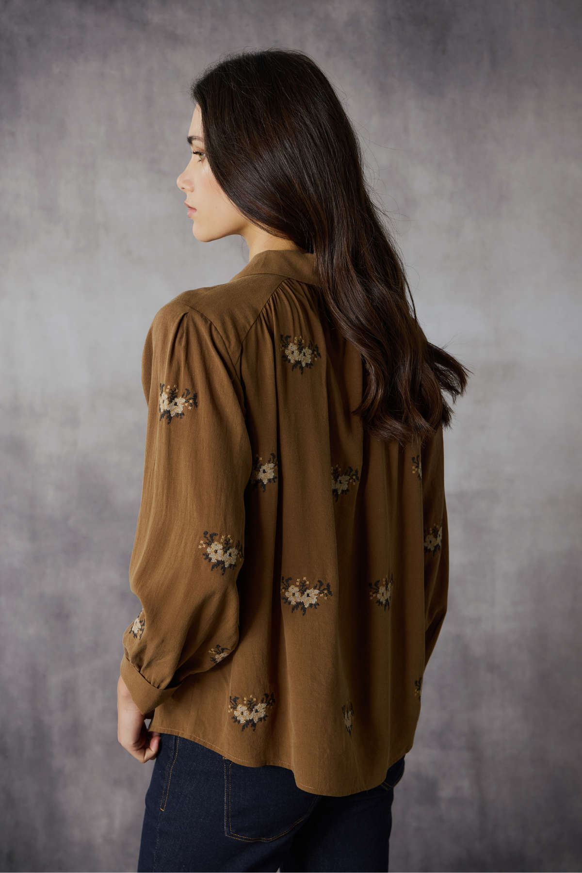 Tapestry Blouse Spice