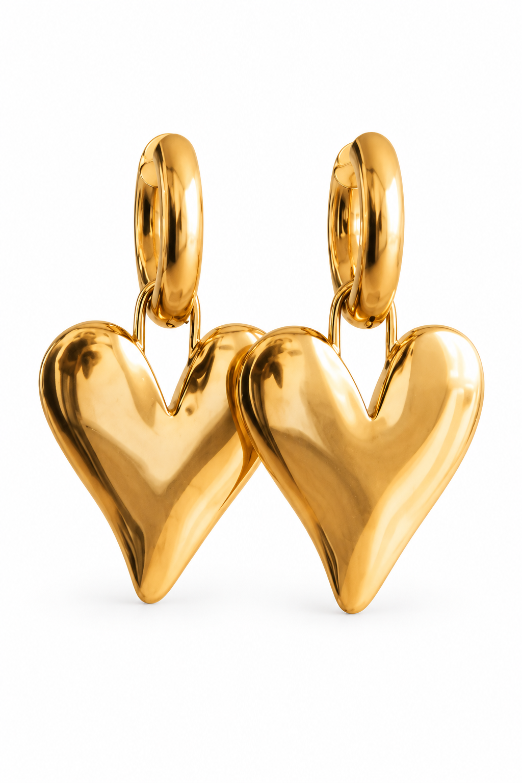 Large Heart Hoop Earring