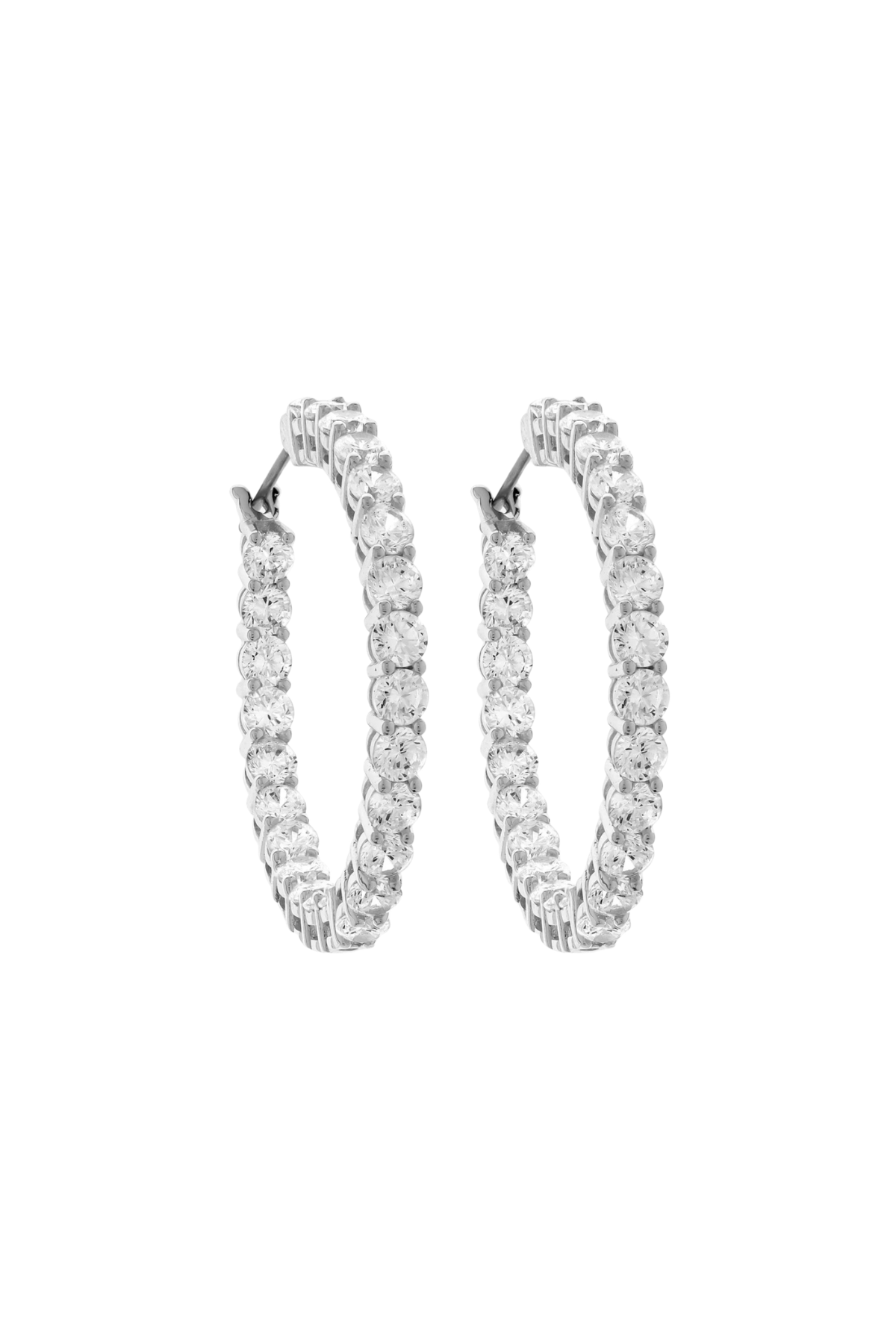 Dolce Vita Rhodium Earring