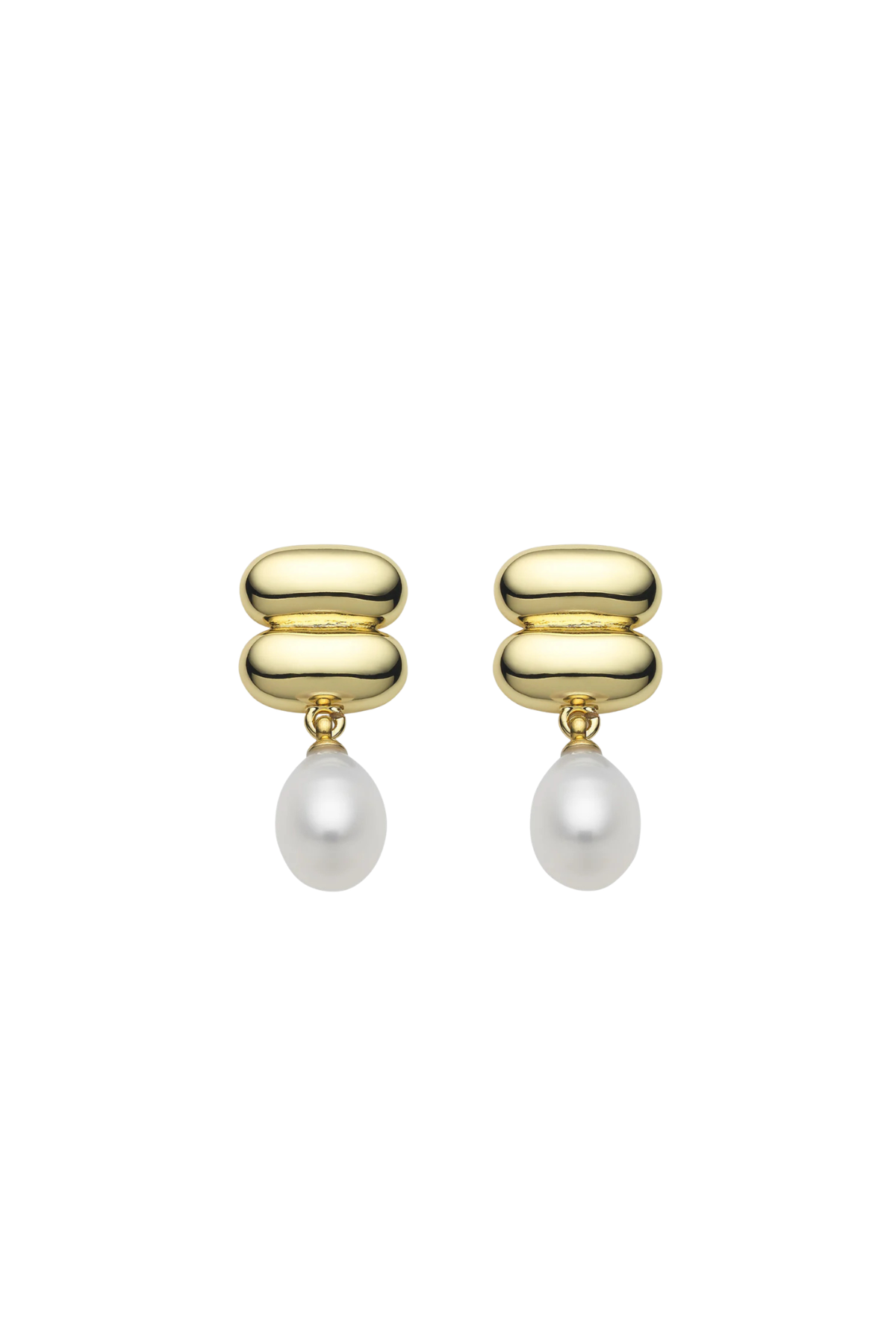 Heidi Gold Pearl Earring