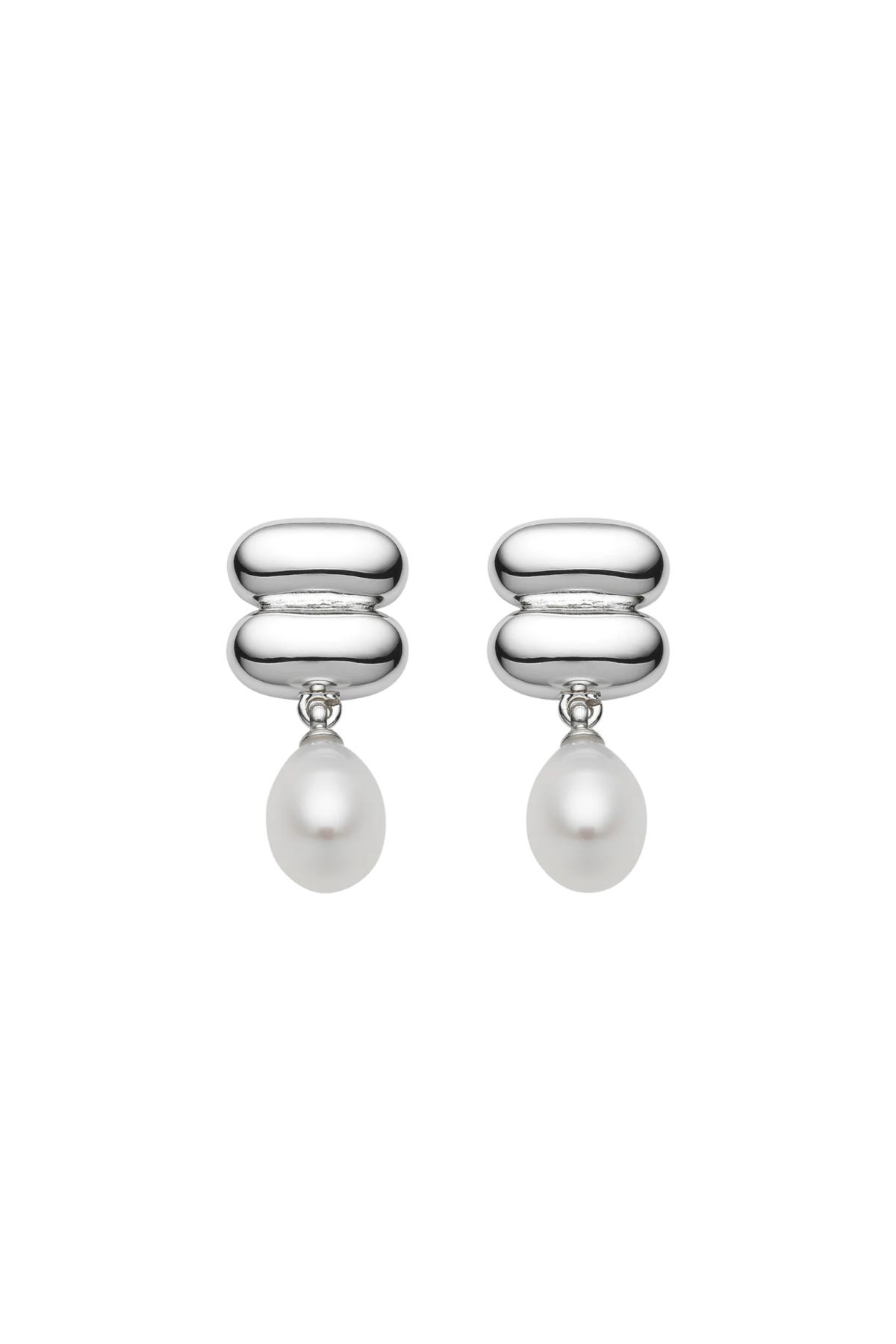 Heidi Silver Pearl Earring
