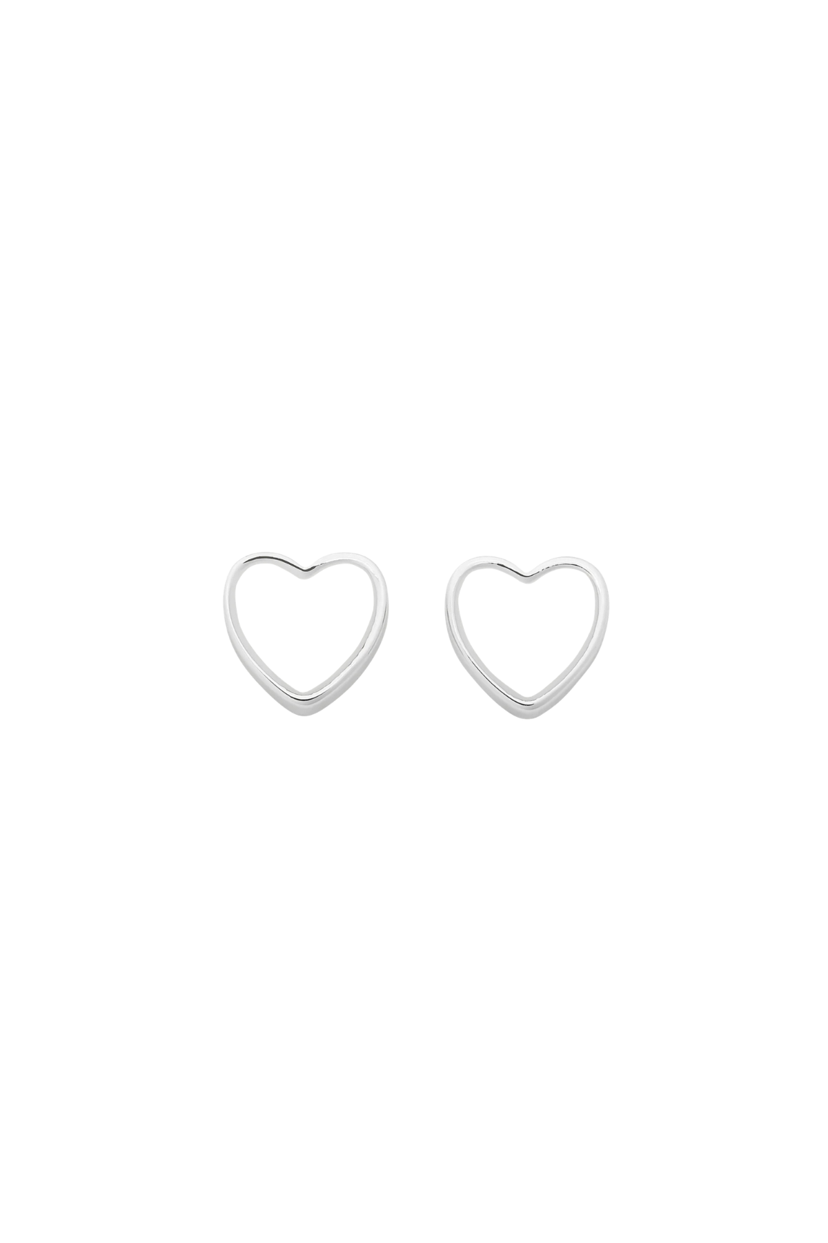 Myra Silver Heart Stud