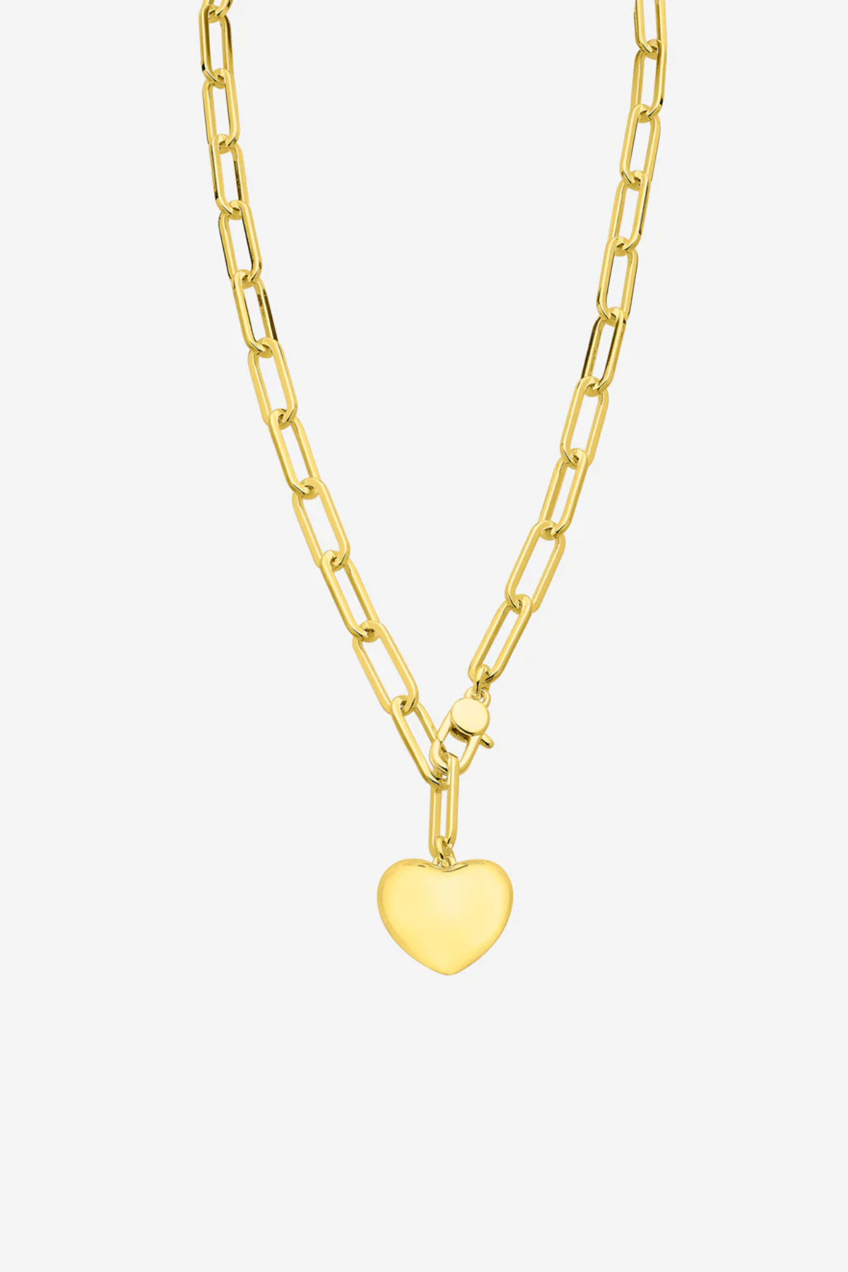 Lotte Soft Gold Heart Necklace