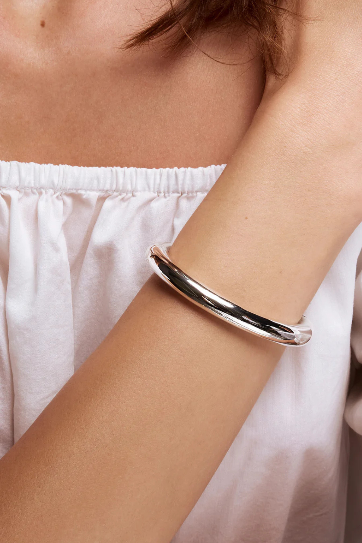 Miranda Silver Bangle