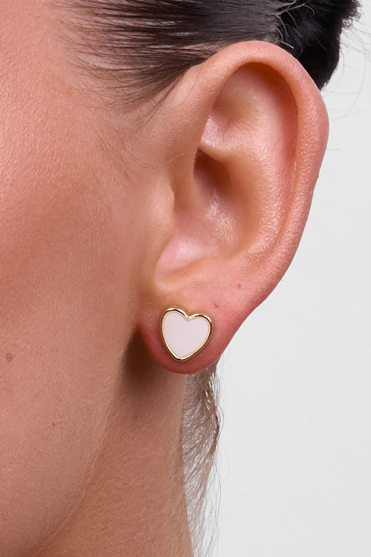 Myra Gold Heart Stud