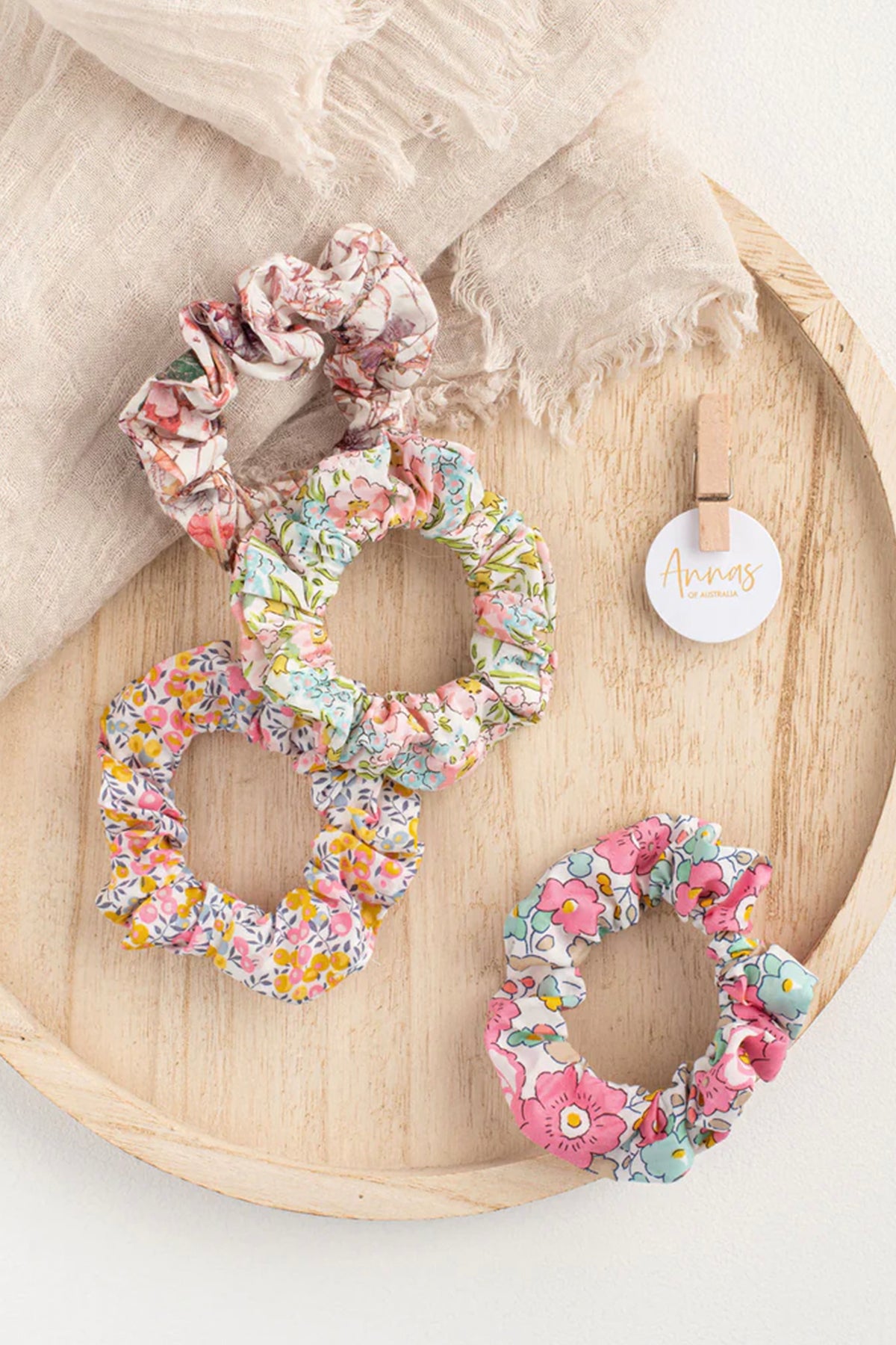 Liberty Print Scrunchie Set