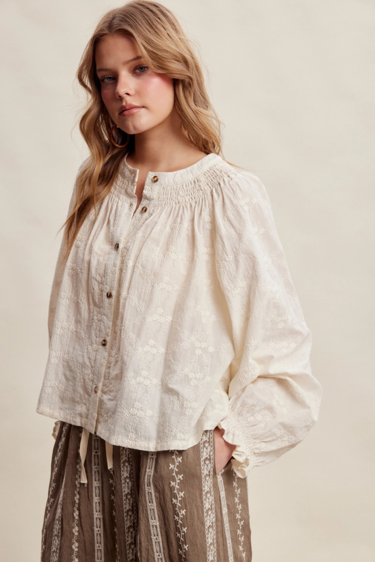 Daisy Peasant Blouse