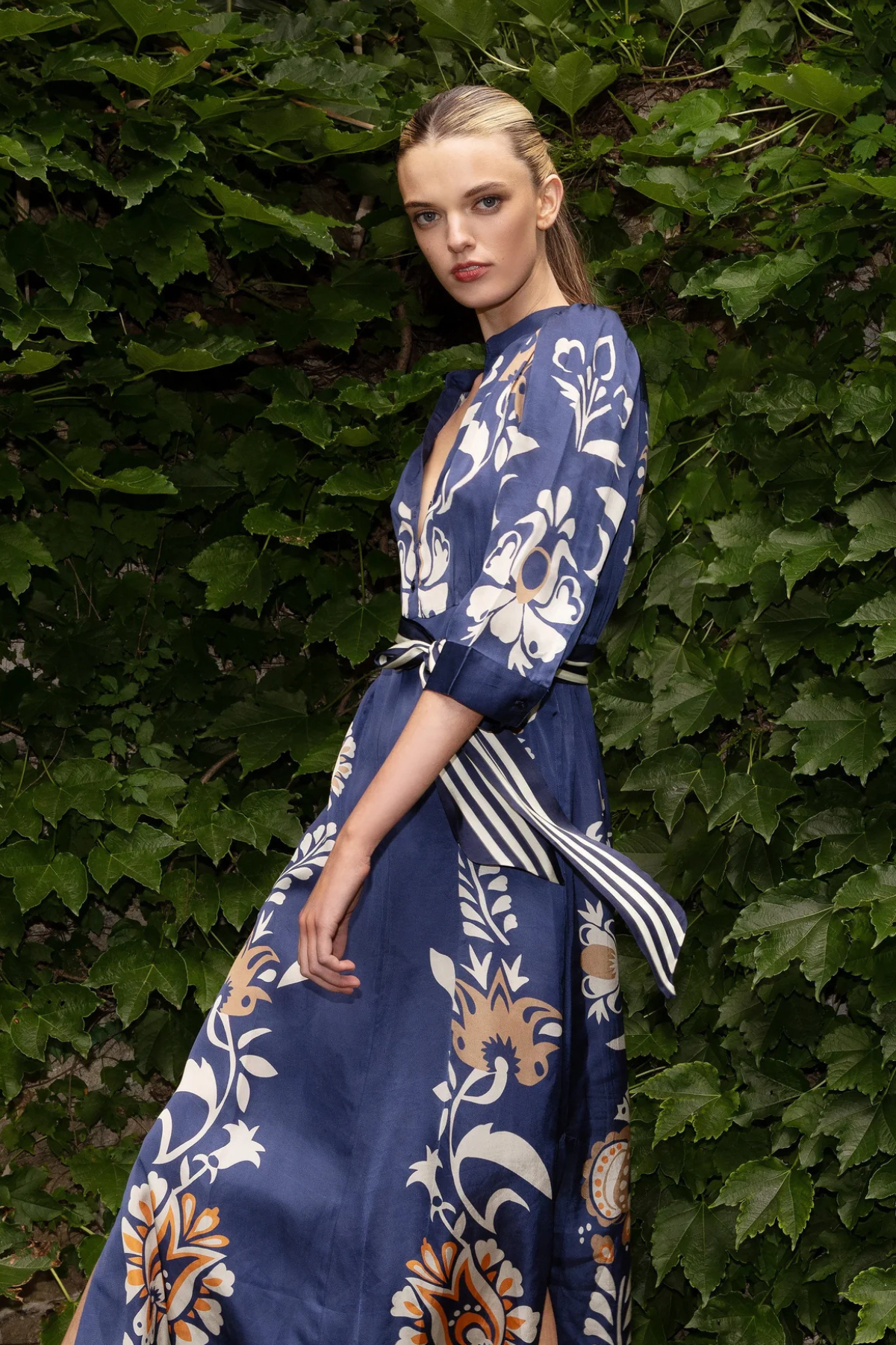 Mary Maxi Dress Francine Navy