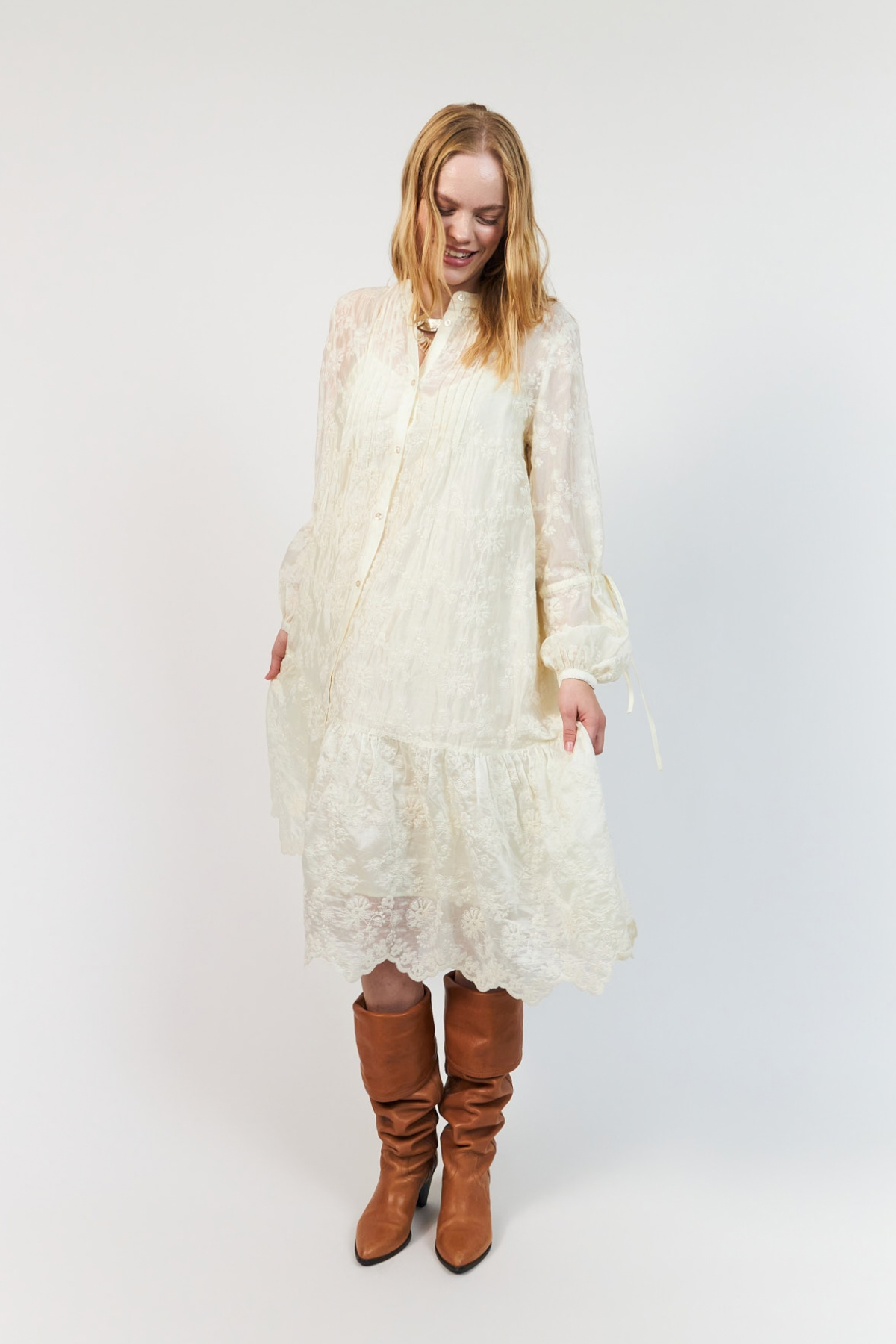 Alanna Maxi Dress Cream