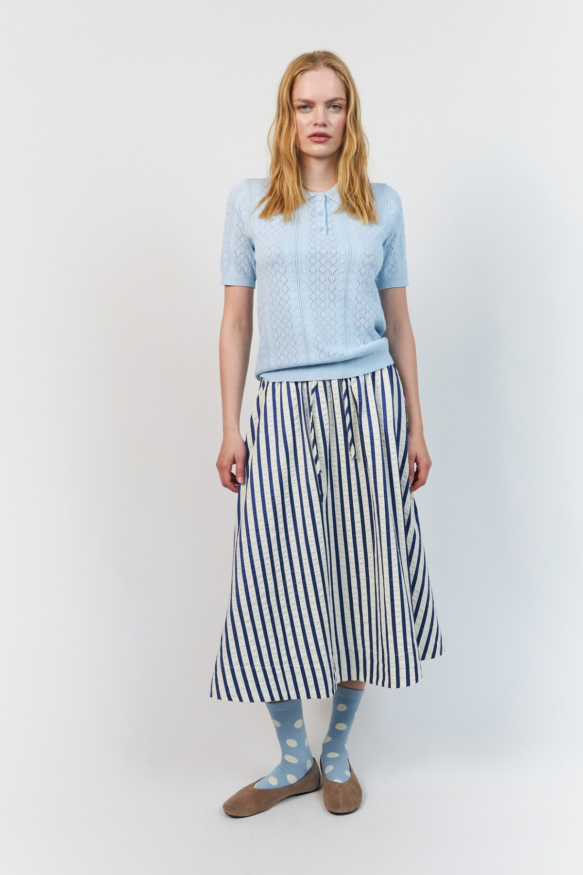 Bristol Midi Skirt 20 Blue