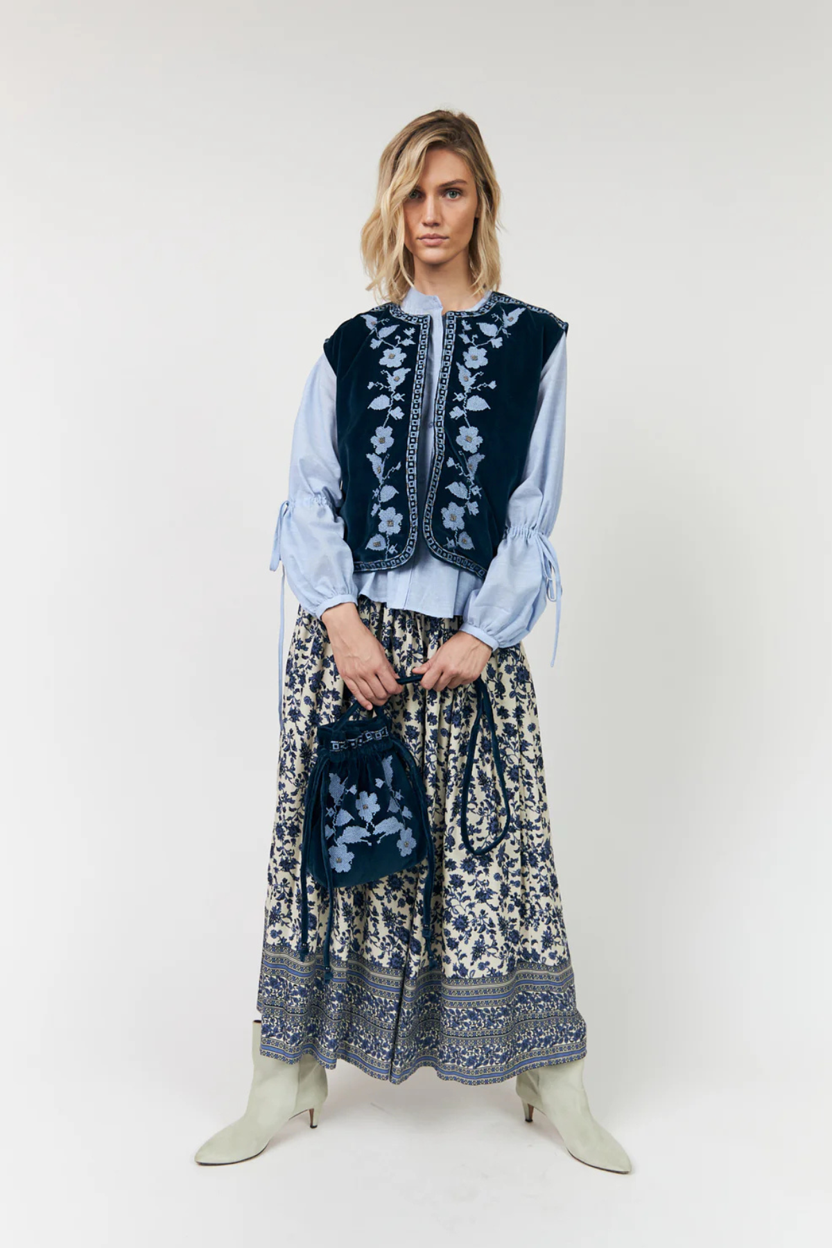 Bin Vest Blue