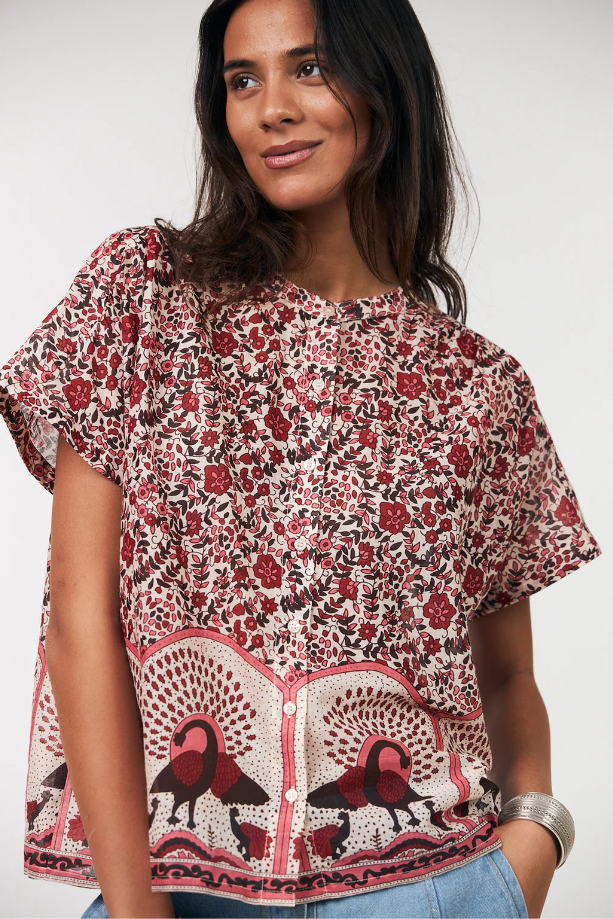 Mya Blouse Red