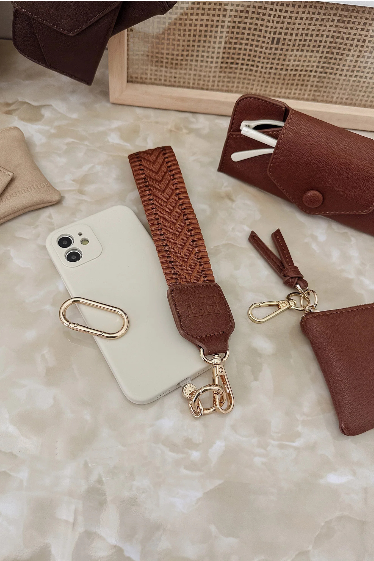 Ziggy Accessory Bundle Cognac