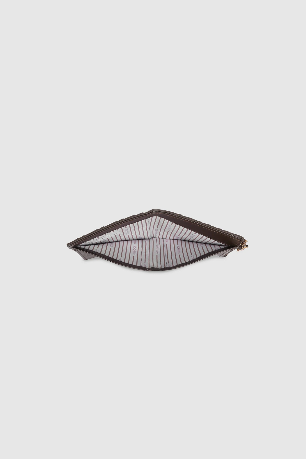 Lily Woven Wallet Chocolate