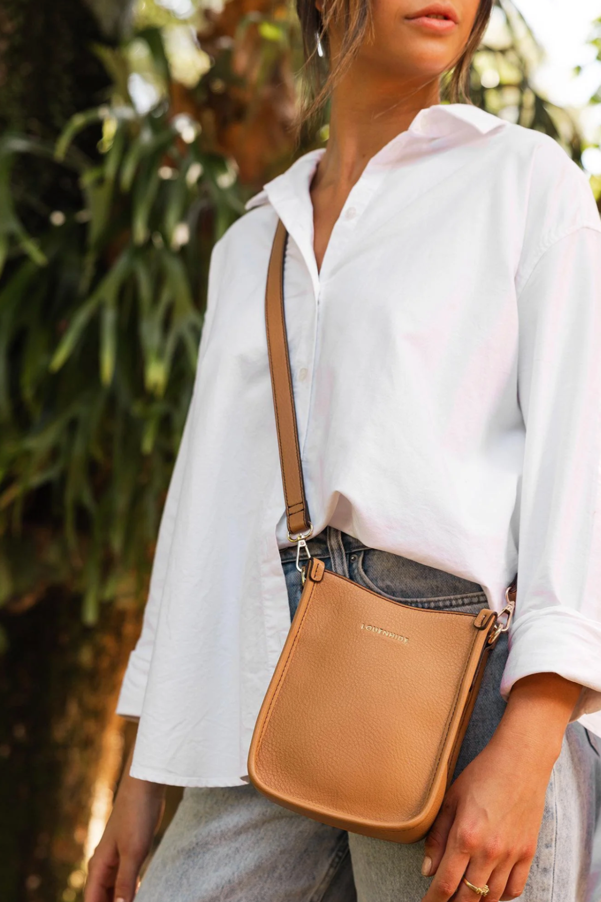 Parker Phone Crossbody Bag Camel