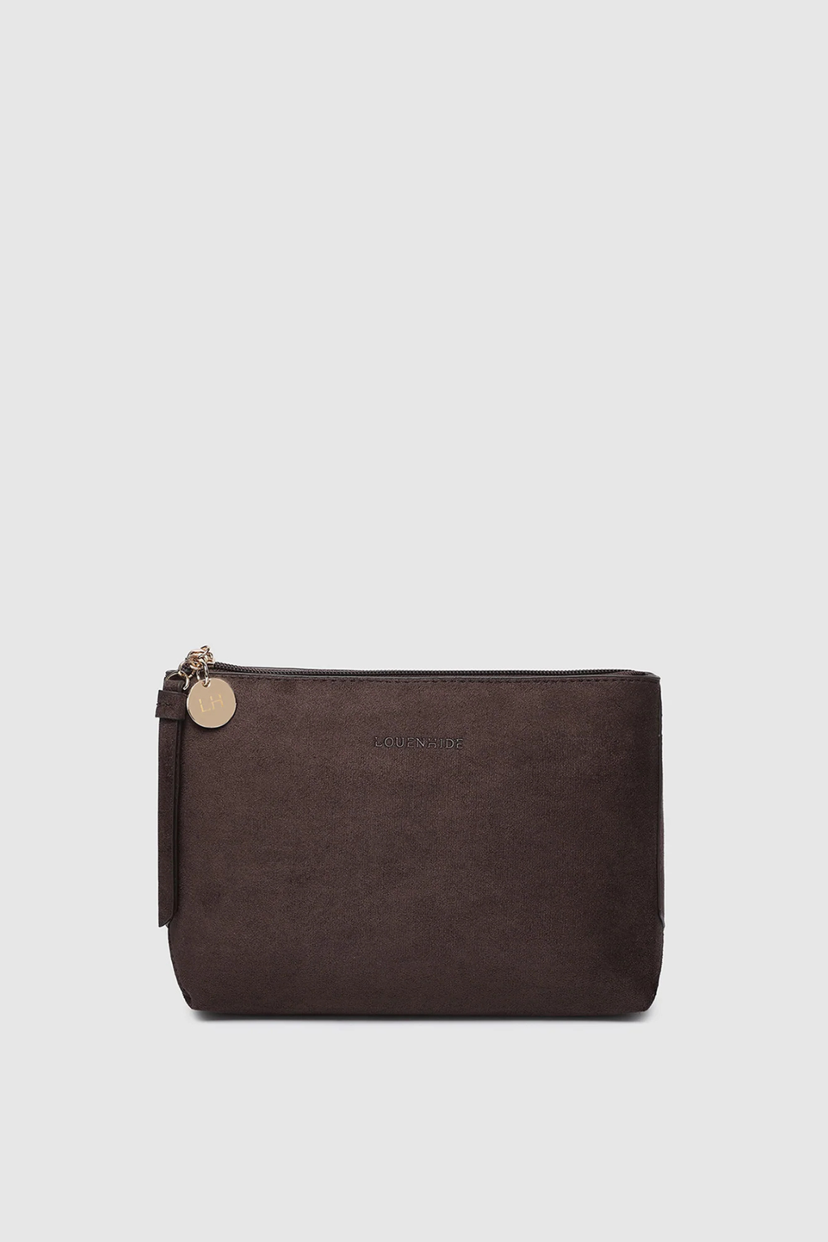 The Everyday Suedette Pouch Chocolate