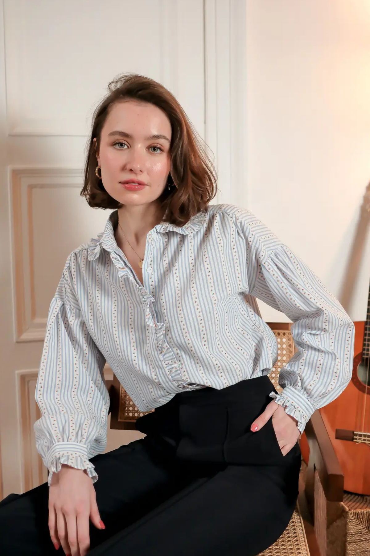Elisa Stripe Blouse