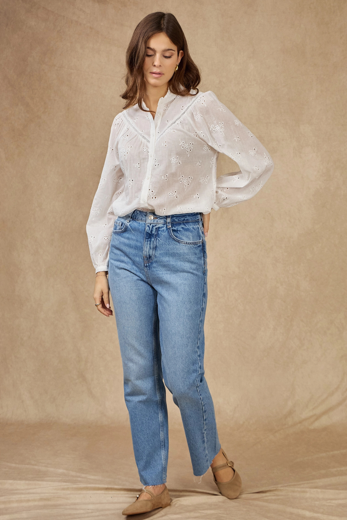 Jonas Embroidery Blouse