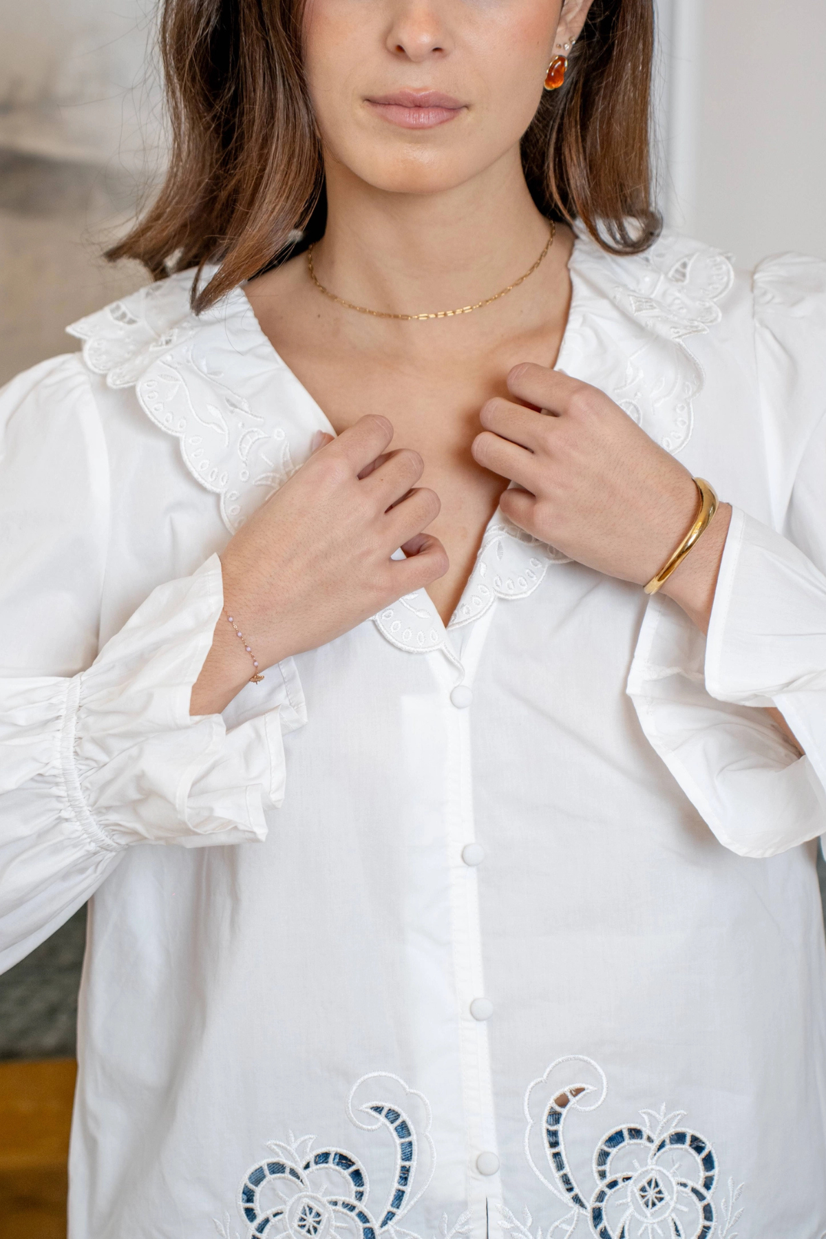 Yasmine Blouse White