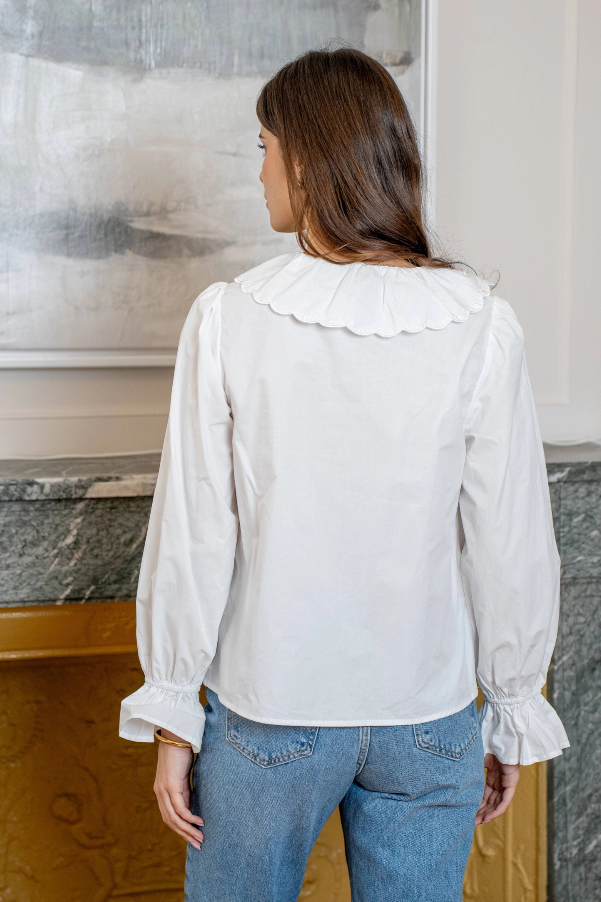 Yasmine Blouse White