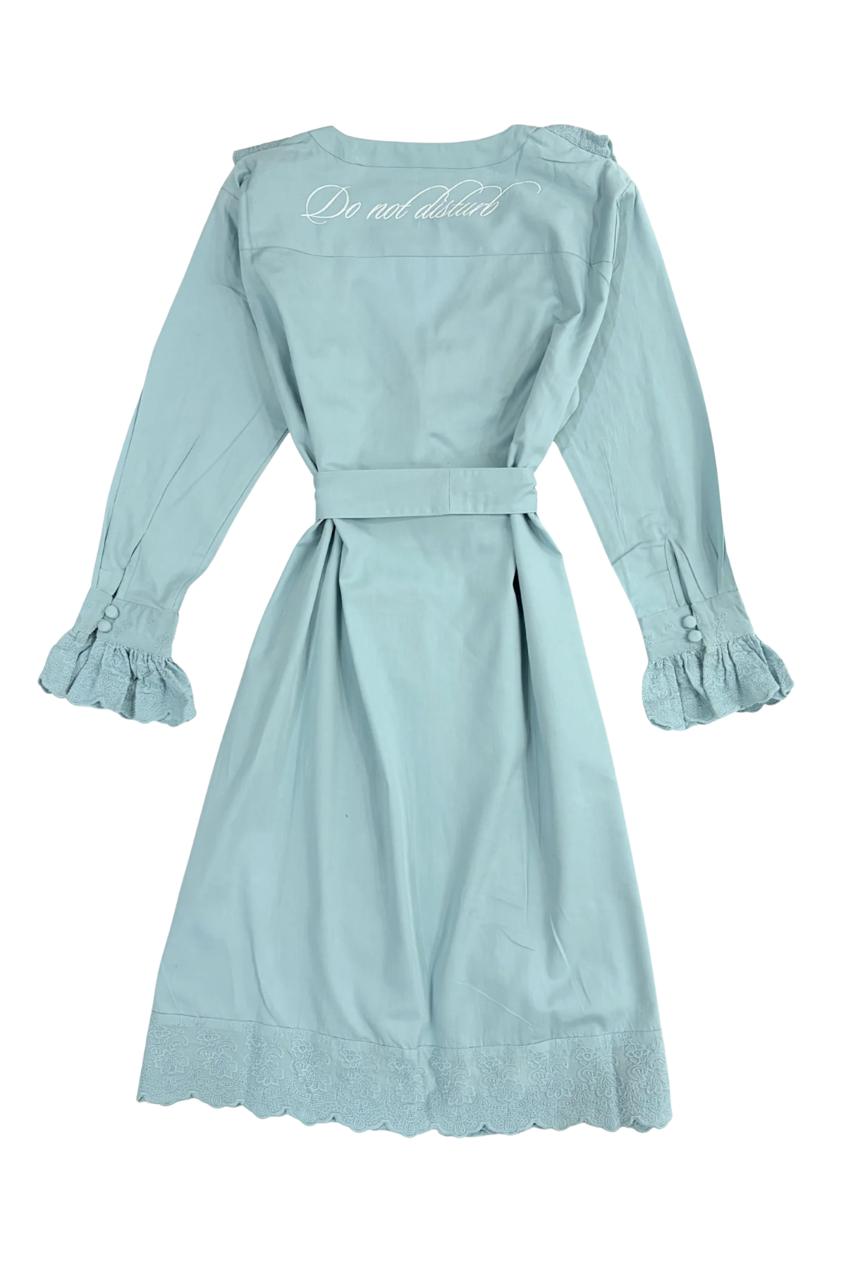 Blue Heirloom Lace Robe