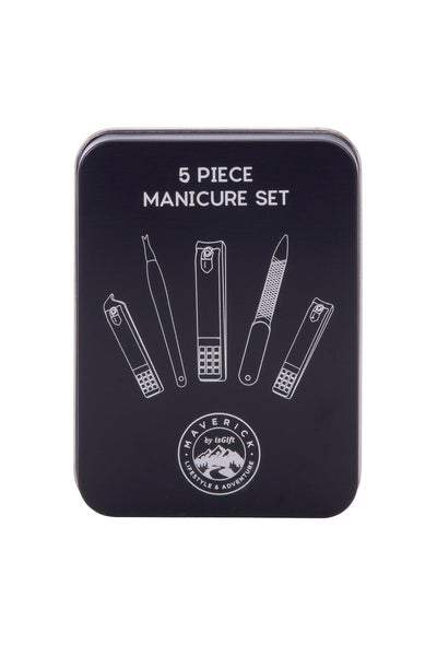 Black 5pc Manicure Set