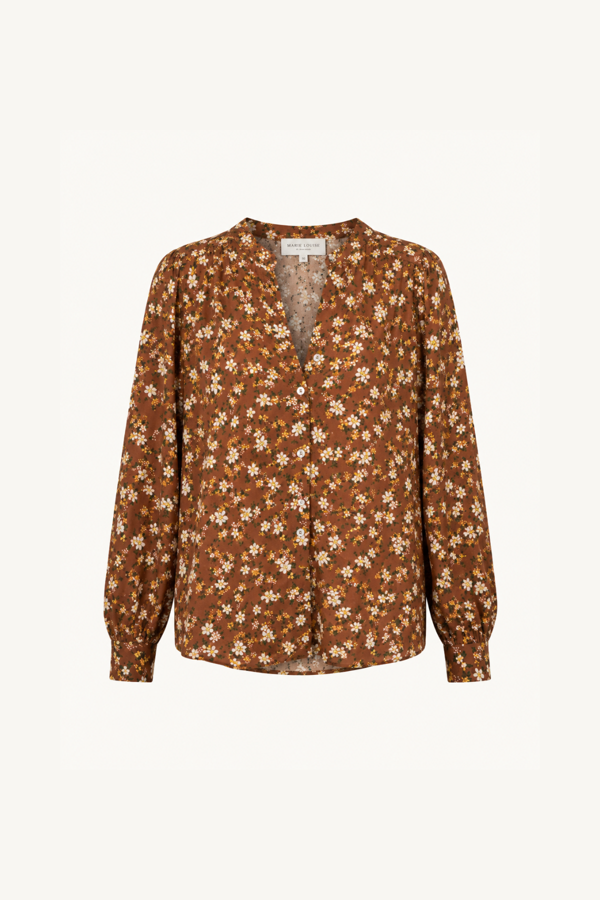 Amy Blouse Chocolate Floral