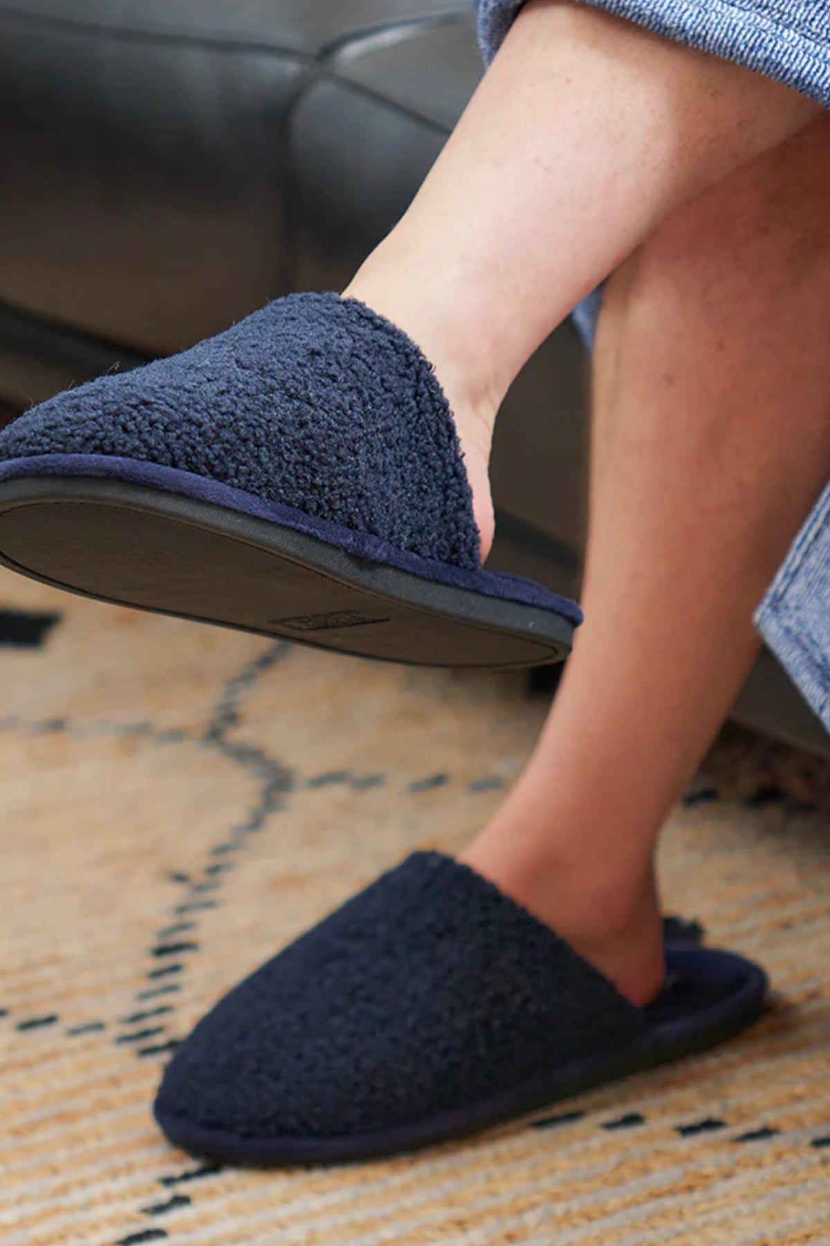 Men's Cosy Slipper Navy