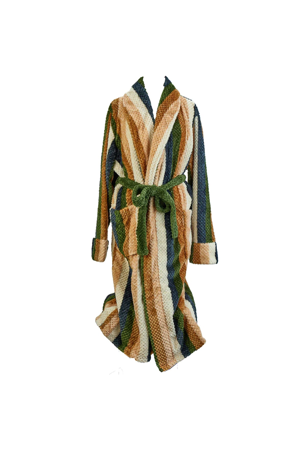 Men's Striped Bath Robe The Farmers Wife
