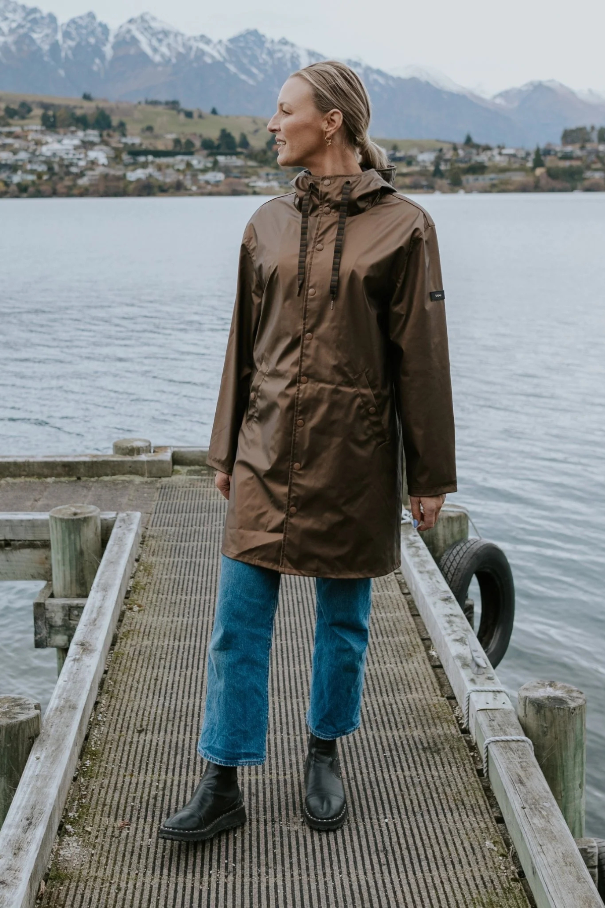 Charlie Raincoat Antique Gold