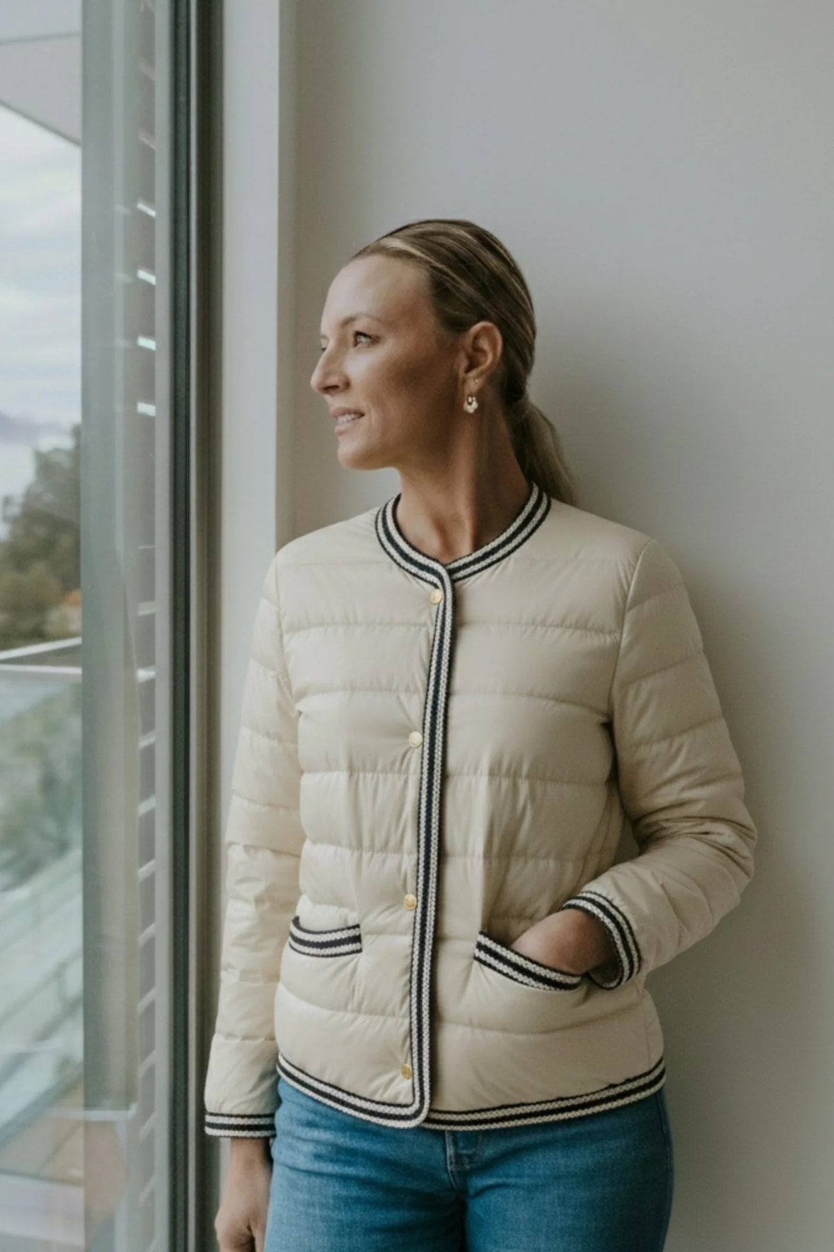 Fern Down Jacket Cream