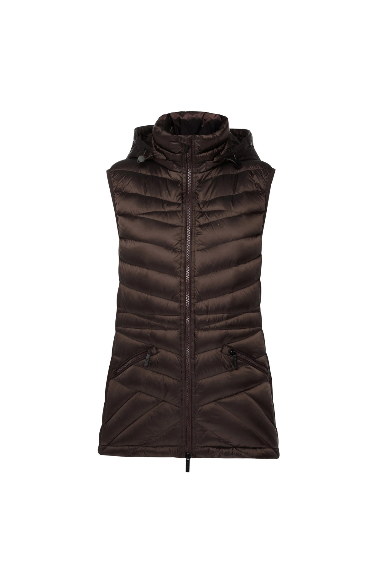 Mary Claire Packable Vest Chocolate