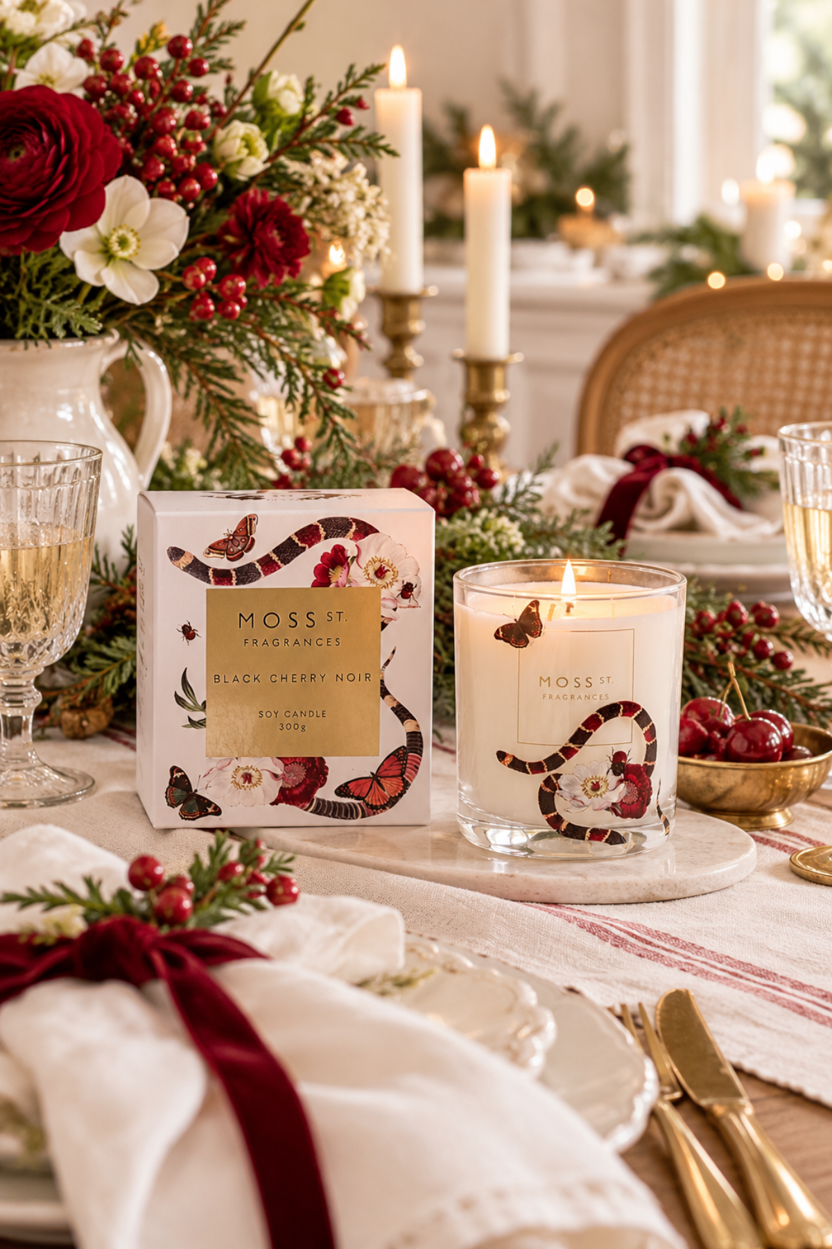 Black Cherry Noir Candle 300gm