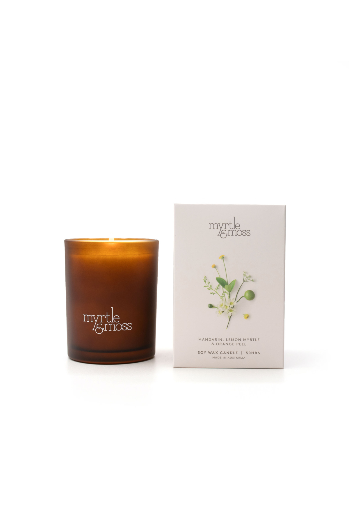 Mandarin Lemon Myrtle Soy Wax Candle