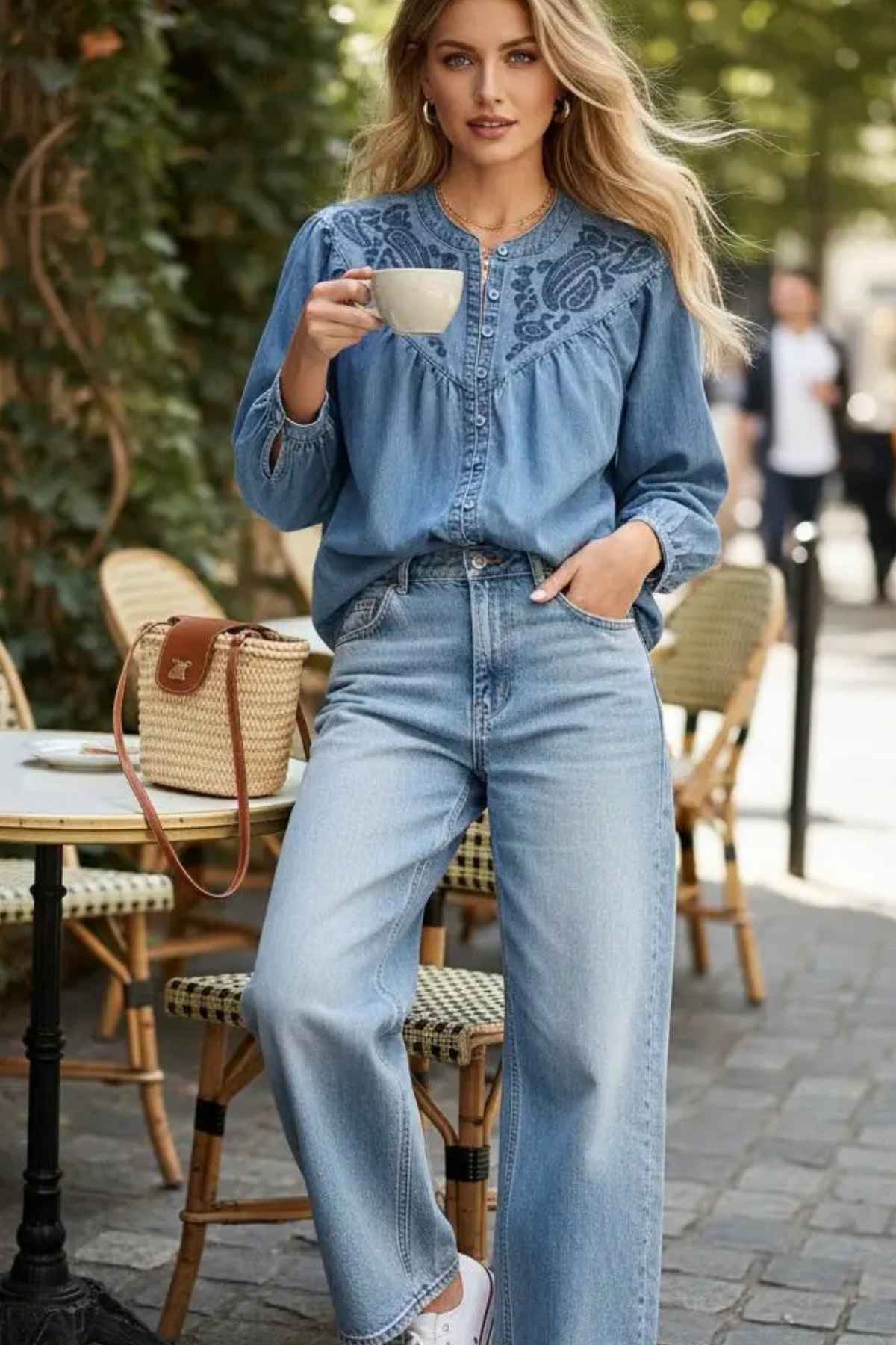 Odette Chambray Denim Shirt