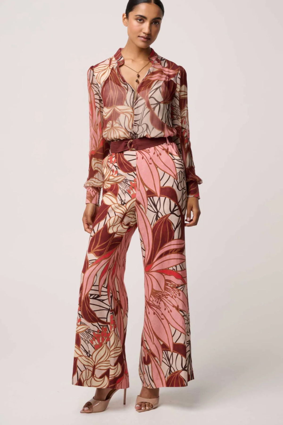 Adele Linen Pant Cathedral Botanic